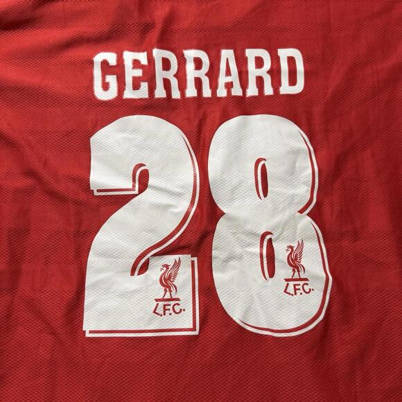 Vintage Liverpool FC Gerrard #28 Reebok Jersey Size 46/48 Men’s - Picture 9 of 9